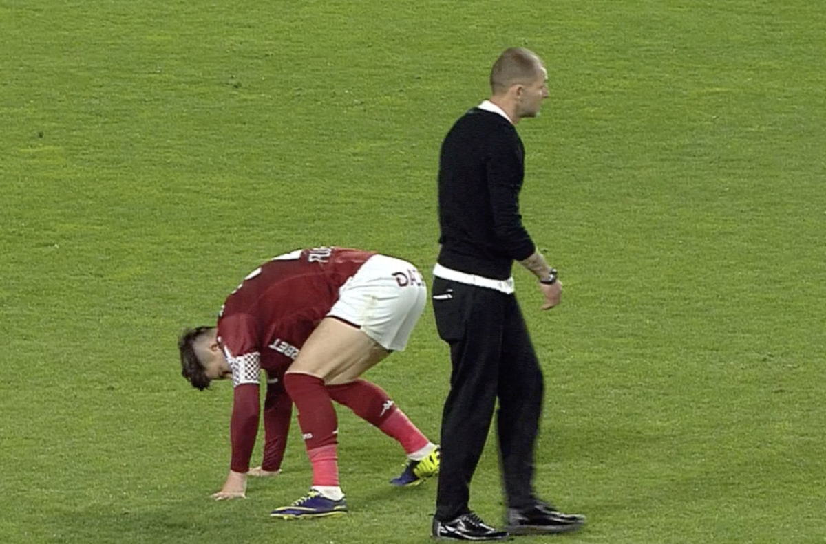 Cristi Săpunaru l-a ignorat pe Bogdan Lobonț după Rapid - CSU Craiova