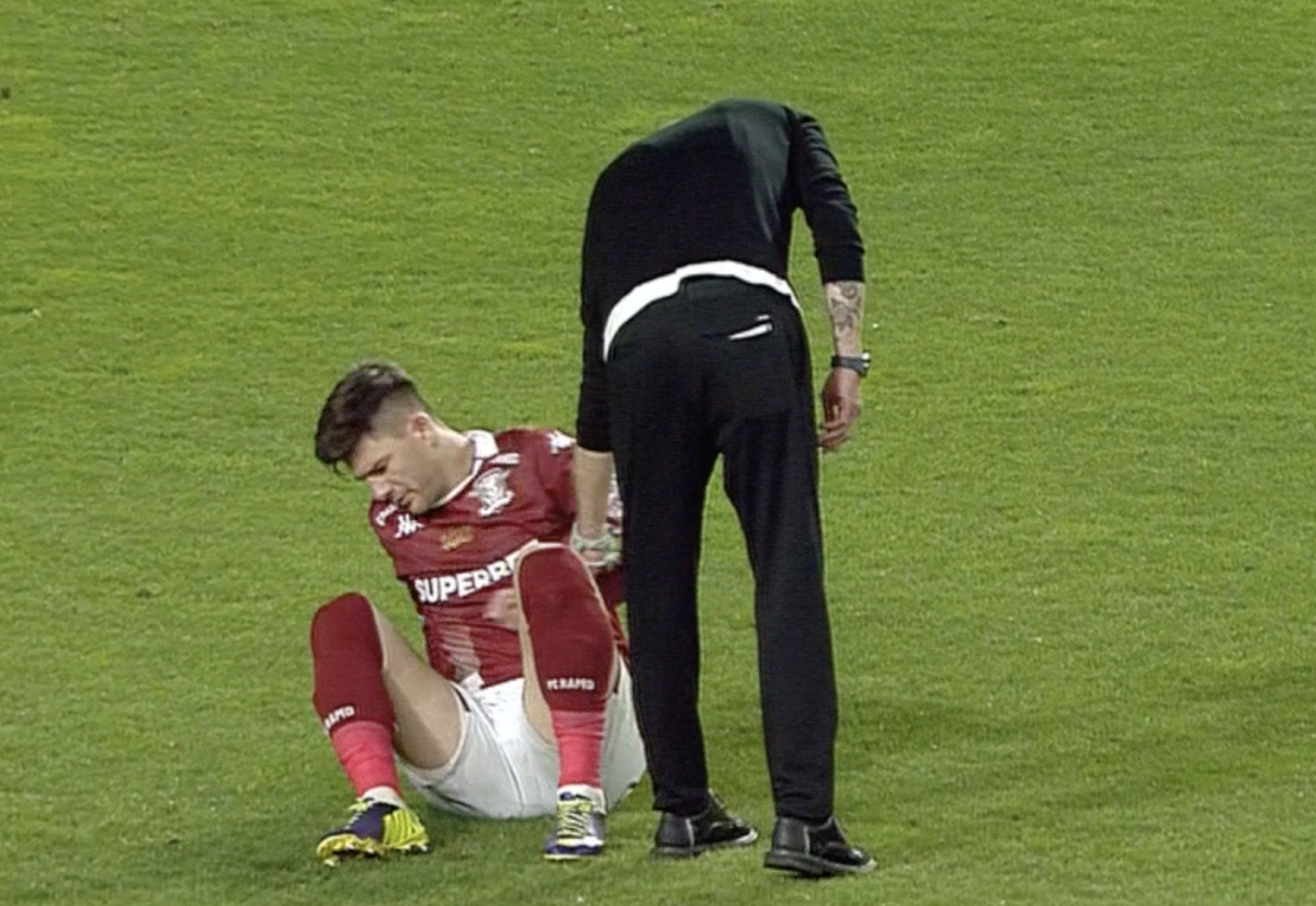 Cristi Săpunaru l-a ignorat pe Bogdan Lobonț după Rapid - CSU Craiova