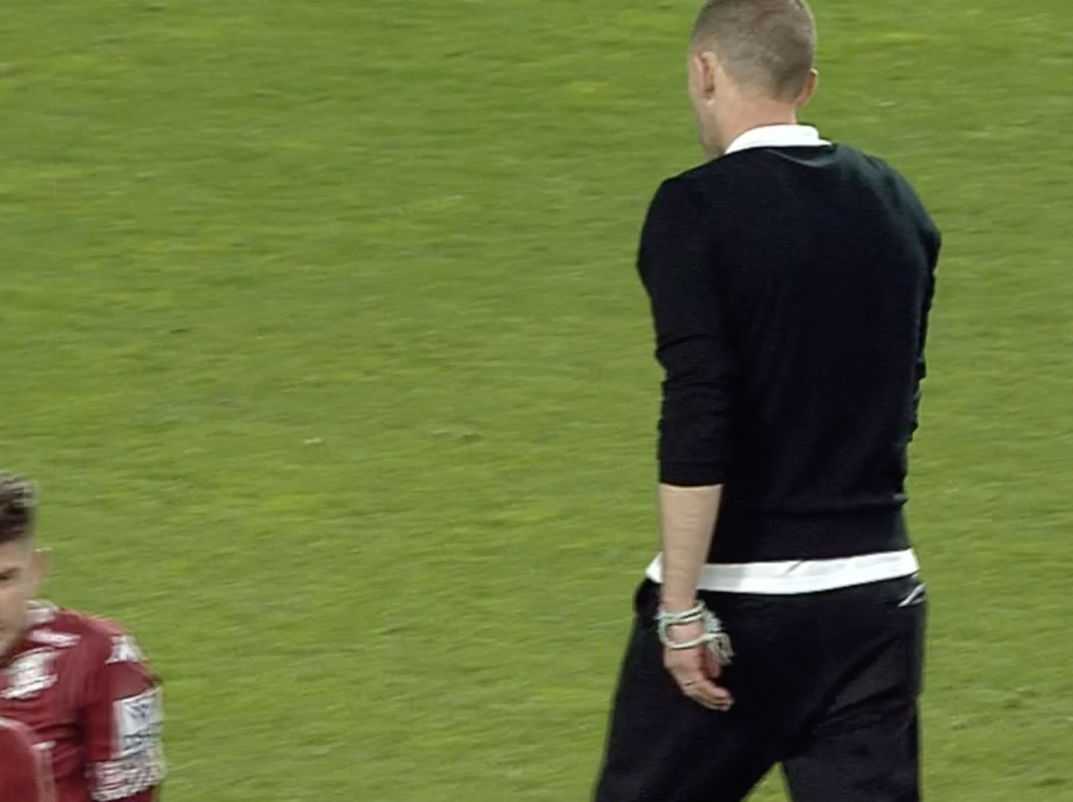 Cristi Săpunaru l-a ignorat pe Bogdan Lobonț după Rapid - CSU Craiova