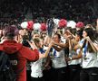 Promovate matematic în Liga 2, jucătoarele celor de la Rapid au fost premiate FOTO Ionuț Iordache (GSP)