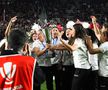 Promovate matematic în Liga 2, jucătoarele celor de la Rapid au fost premiate FOTO Ionuț Iordache (GSP)