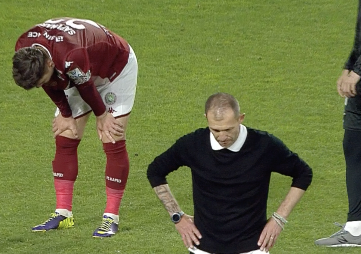 Cristi Săpunaru l-a ignorat pe Bogdan Lobonț după Rapid - CSU Craiova