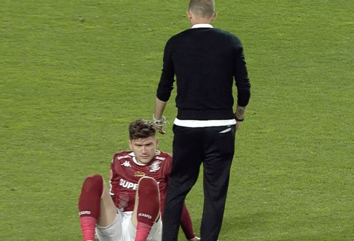 Cristi Săpunaru l-a ignorat pe Bogdan Lobonț după Rapid - CSU Craiova