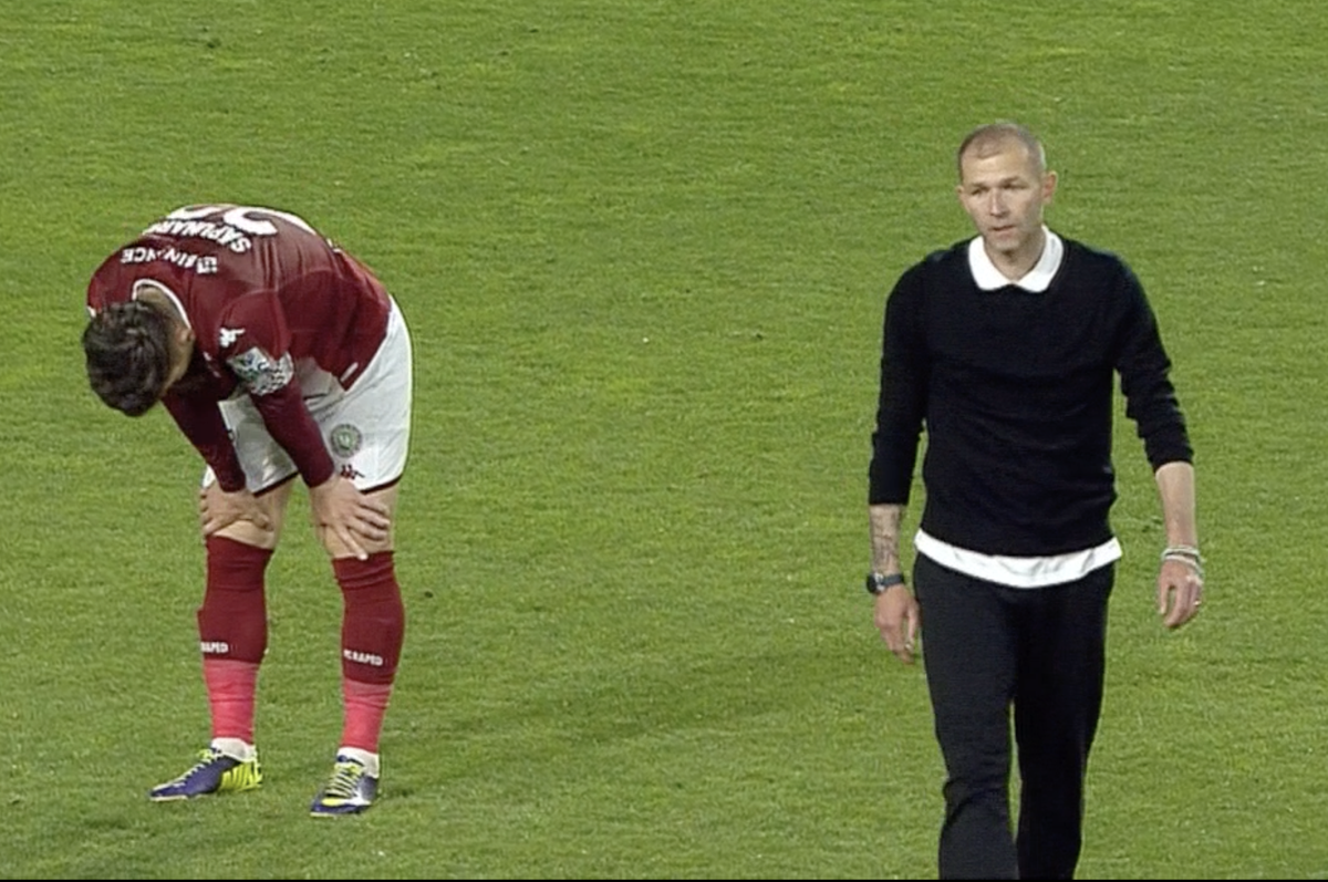 Cristi Săpunaru l-a ignorat pe Bogdan Lobonț după Rapid - CSU Craiova