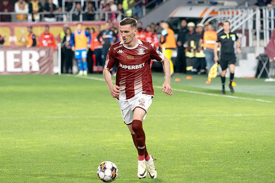 Ermal Krasniqi, în Rapid - CSU Craiova 1-2 // foto: GSP