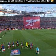„Prima semifinală de UCL a lui Arsenal după 16 ani și asta este scenografia lor”