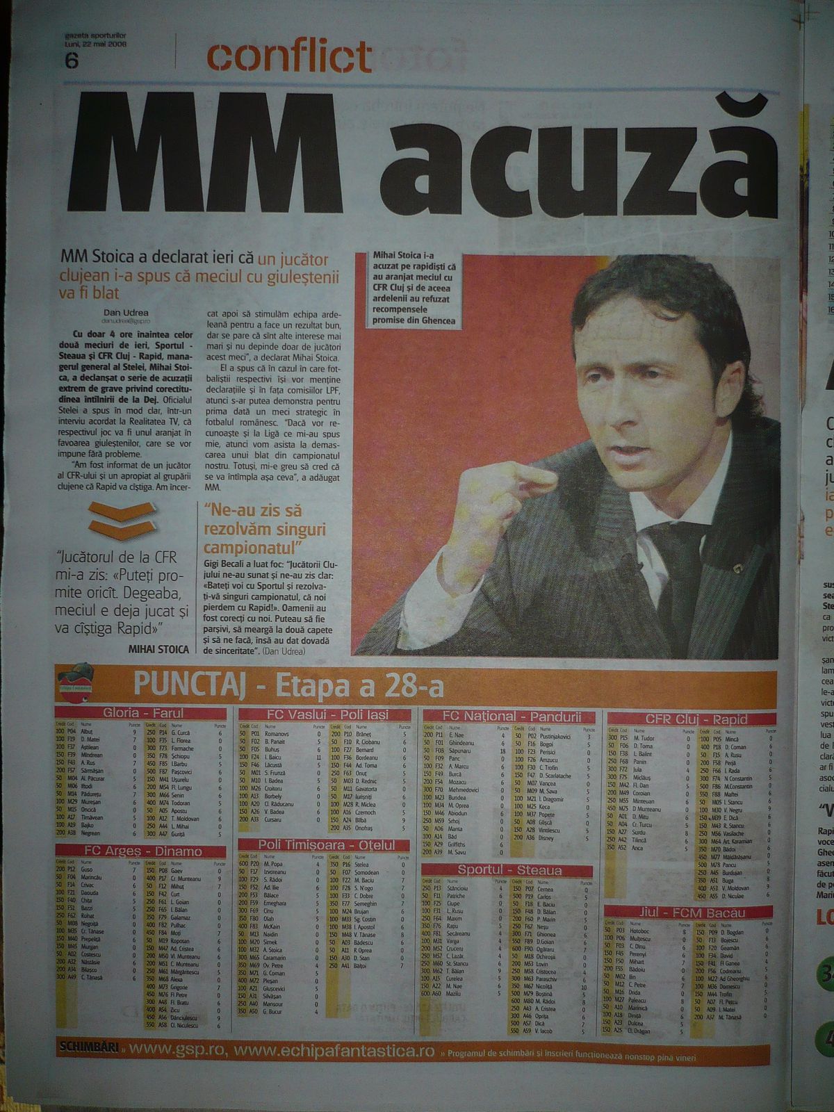 Reacții virulente, după ce Mirel Rădoi a relatat blatul de la CFR Cluj - Rapid: „Am pariat tot din casă” » Pancu i-a dat replica imediat + Iuliu Mureșan, glumă macabră