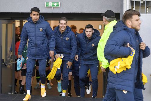 Baiaram (stânga) are 14 selecții și 2 goluri pentru România U21. Foto: Imago Images