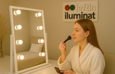 Oglinzi de baie și oglindă machiaj cu LED – soluții moderne de la iluminat-ieftin.ro