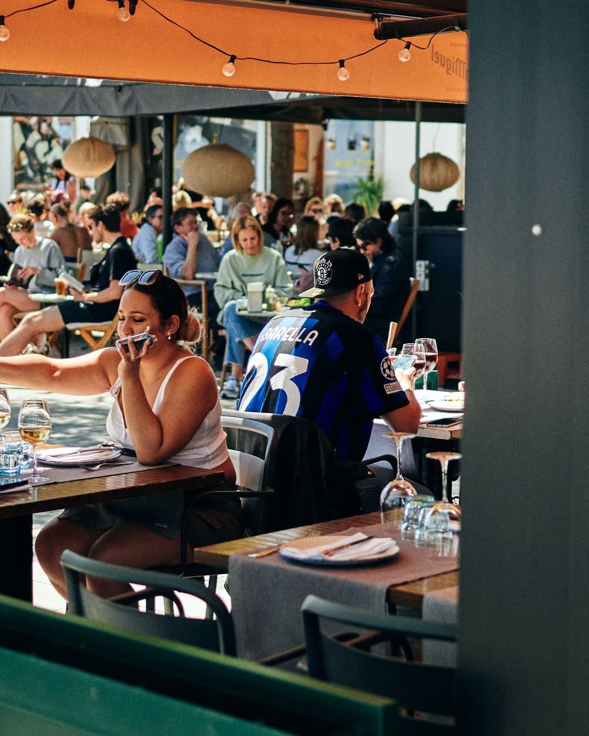 Fanii lui Inter înainte de meciul cu Barcelona, 30 aprilie