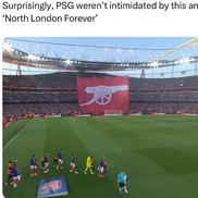 „În mod «surprinzător», PSG n-a fost intimidată de asta și de «North London Forever»”
