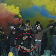 George Simion, în mijlocul evenimentelor din tensionatul Bulgaria - România, disputat în 2007. FOTO: GSP