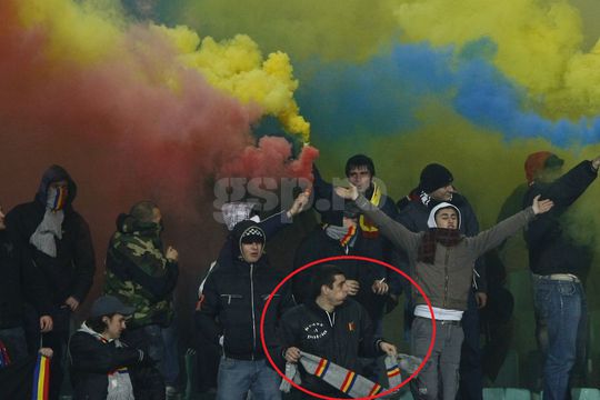 George Simion, în mijlocul evenimentelor din tensionatul Bulgaria - România, disputat în 2007. FOTO: GSP