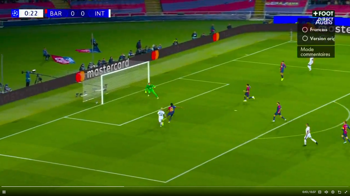 Gol Marcus Thuram Barcelona - Inter