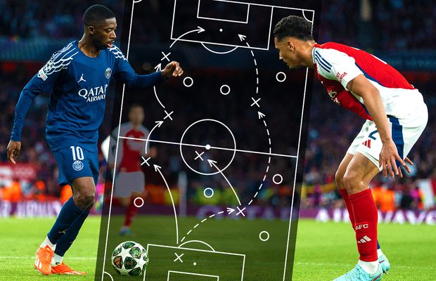 Fluiditate, dublaj și limite » Luis Enrique a învins-o pe Arsenal printr-un artificiu programat și pe Anfield