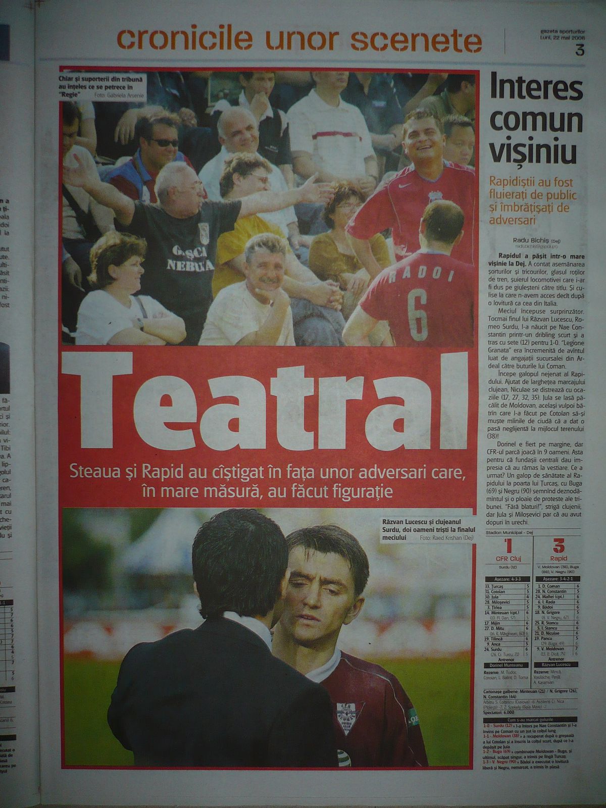 CFR Cluj - Rapid 1-3 21.05.2006