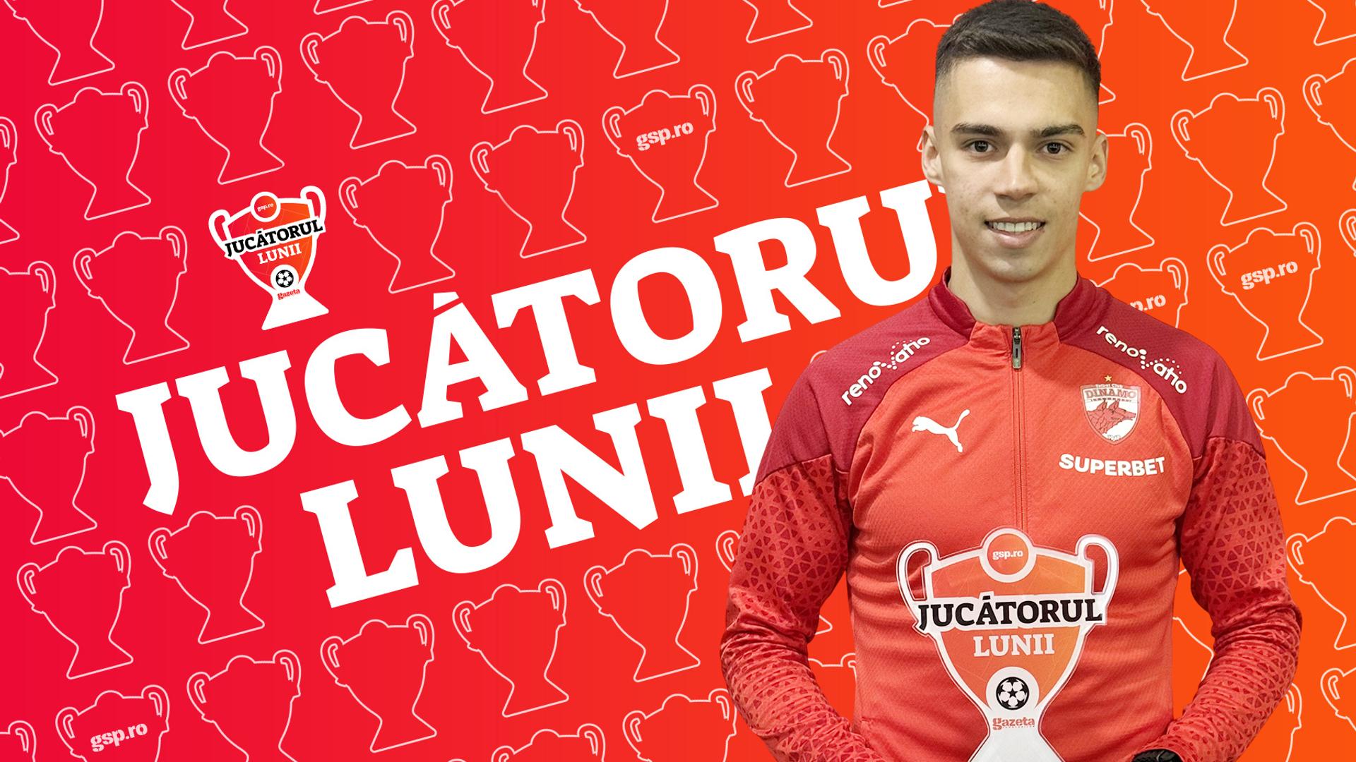 Cătălin Cîrjan în tricoul lui Dinamo, celebrând gol după revenirea de la accidentare fotbal în meci pentru calificarea în Europa League. | sursa foto: Gazeta Sporturilor
