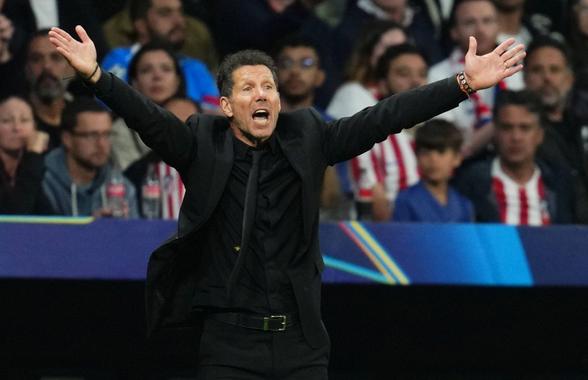 Diego Simeone, după turul semifinalei Ligii Campionilor cu Arsenal: „Rar am văzut așa ceva”