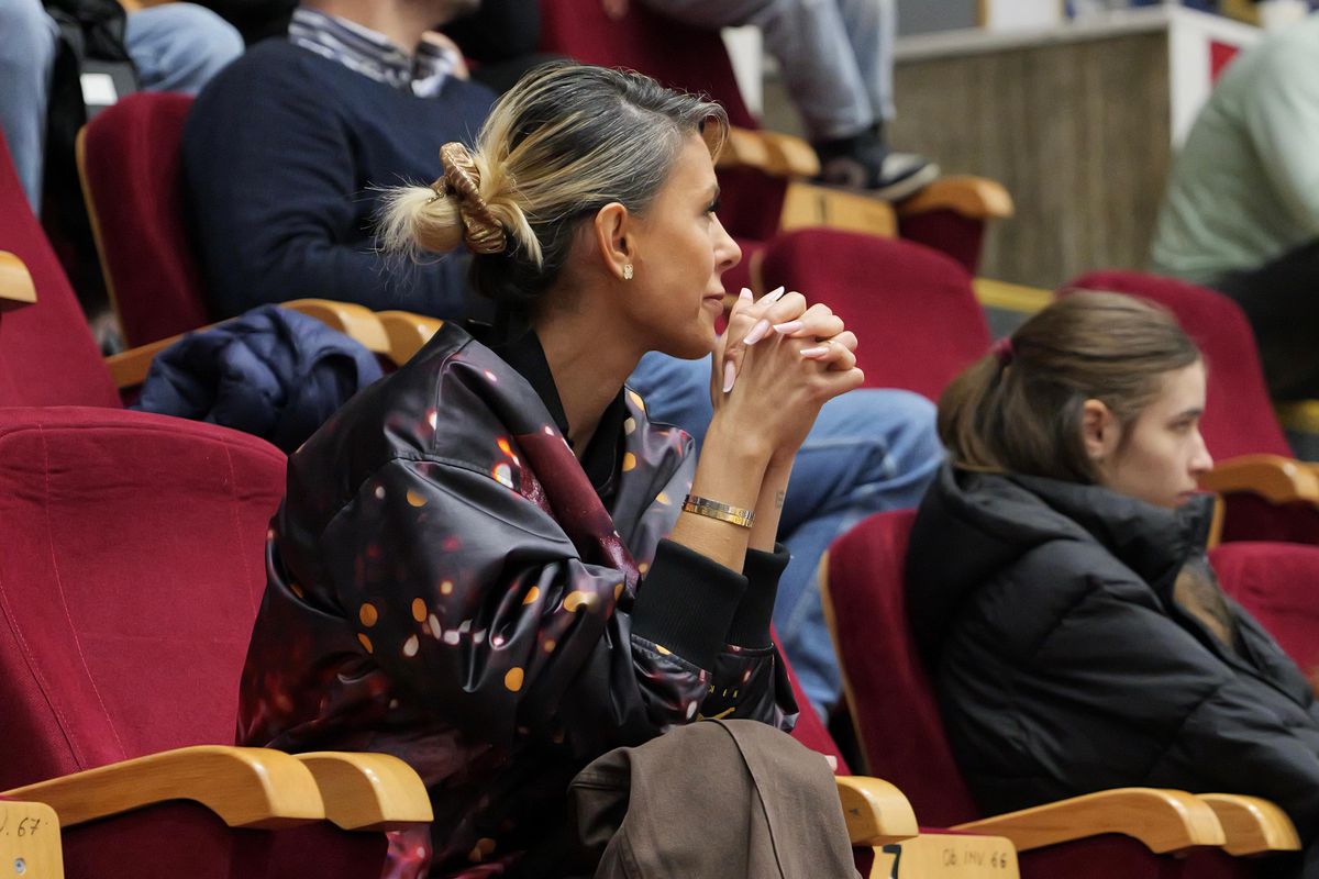 Andreea Hanca a atras toate privirile la Liga Liceelor » Motivul apariției neașteptate în Polivalentă