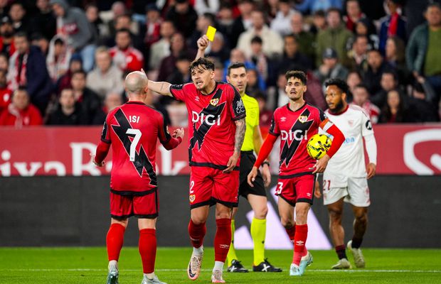 Rayo Vallecano acuză deciziile de arbitraj » Andrei Rațiu, implicat direct: „Au recunoscut eroarea”