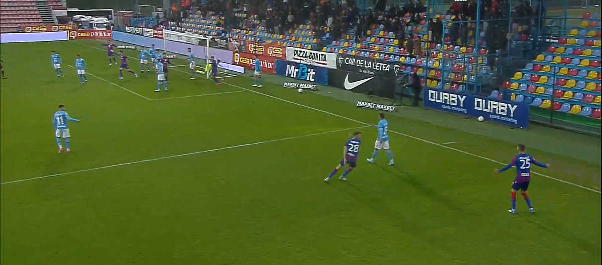 Gol anulat în Voluntari - Bihor