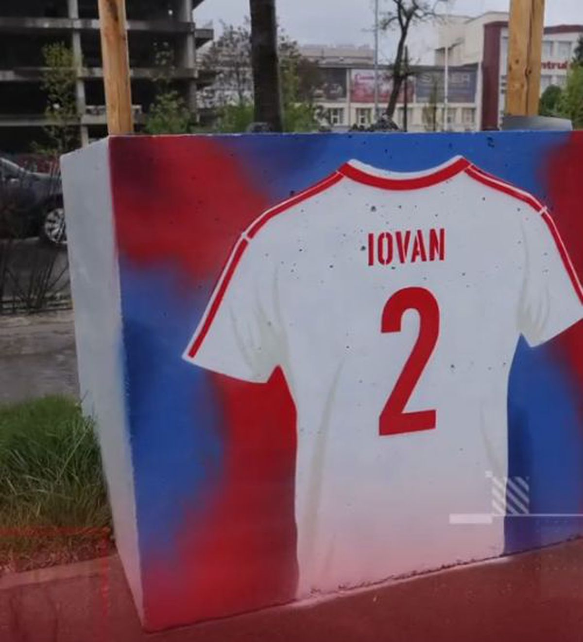 Surpriza apărută lângă stadionul Steaua, cu o săptămână înaintea aniversării a 40 de ani de la câștigarea Cupei Campionilor