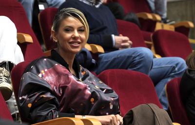 Andreea Hanca a atras toate privirile la Liga Liceelor » Motivul apariției neașteptate în Polivalentă