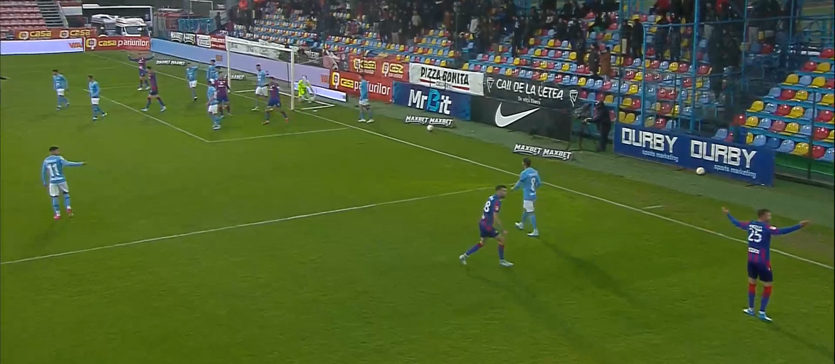 Gol anulat în Voluntari - Bihor