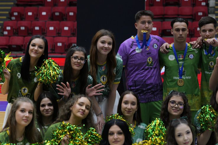 Atmosfera de la Liga Liceelor / FOTO: Andrei Furnigă (GSP)