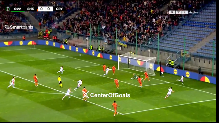 Ismaila Sarr a înscris cel mai rapid gol din istoria Conference League // FOTO: captură X