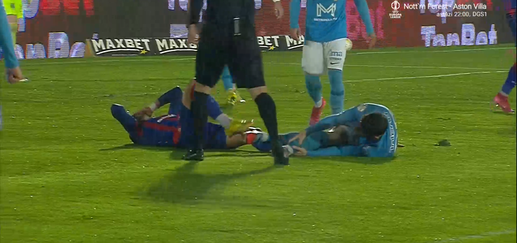 FC Voluntari - FC Bihor, deschiderea etapei 7 a play-off-ului din Liga 2 // Captură FOTO: Digi Sport 1