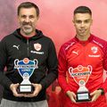 Zeljko Kopic (48 de ani) și Cătălin Cîrjan (23 de ani) și-au adjudecat premiile pentru Antrenorul, respectiv Jucătorul lunii aprilie