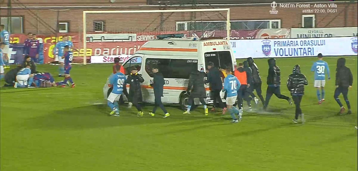 Dublă fractură! Accidentare teribilă la FC Voluntari - FC Bihor, meci oprit 9 minute » FCSB sare în ajutorul fotbalistului: „Îl așteptăm să vină la noi”