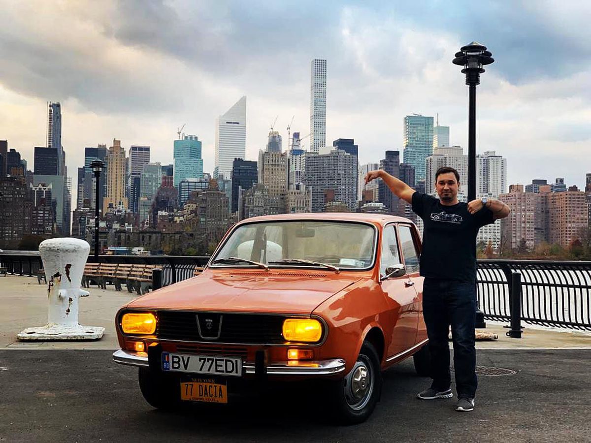 FOTO Cu Dacia 1300 pe străzile din New York