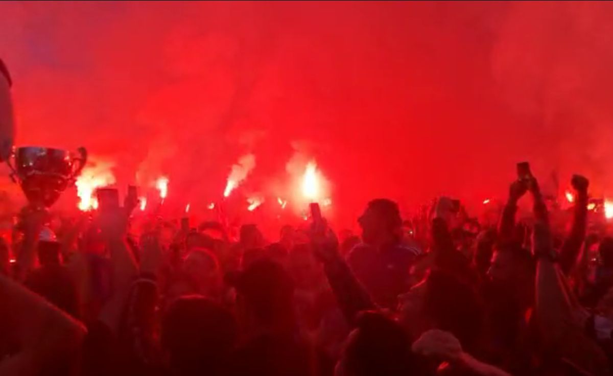CSA Steaua, sărbătoare cu fanii în Ghencea / FOTO: Raed Krishan