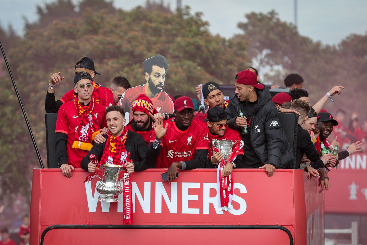 Parada jucătorilor lui Liverpool