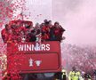 Liverpool, paradă în oraș după finala pierdută cu Real Madrid » Mii de fani au venit să-i aplaude pe jucători