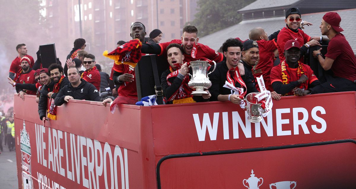 Parada jucătorilor lui Liverpool