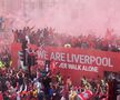 Parada jucătorilor lui Liverpool