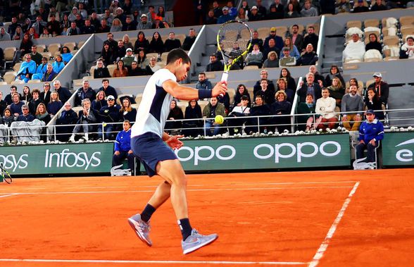 Carlos Alcaraz, jucătorul-senzație de 19 ani de la Roland Garros, tocmai a reușit punctul turneului