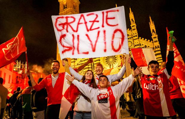 Echipa lui Silvio Berlusconi, prima oară în Serie A în 110 ani de existență: „Acum vrem titlul și Champions League”