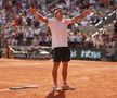Gladiator în lacrimi! A salvat două mingi de meci, l-a eliminat pe Sinner și a început să plângă » Meci EPIC, de 5 ore și 26 de minute, la Roland Garros
