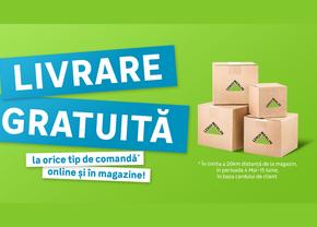 Nu uita, dacă ești client Leroy Merlin, ai livrare gratuită la orice produs!