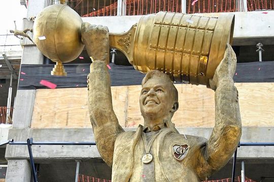 River Plate a inaugurat o statuie a lui Marcelo Gallardo cu detalii intime șocante. Foto: Instagram @riverplate