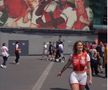 A intrat dezbrăcată la meciul favoriților: „Am stat 3-4 ore, am vorbit cu oameni faimoși”
