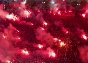 Nebunie la Pireu! » Cum au trăit fanii lui Olympiakos golul marcat în finala Conference League
