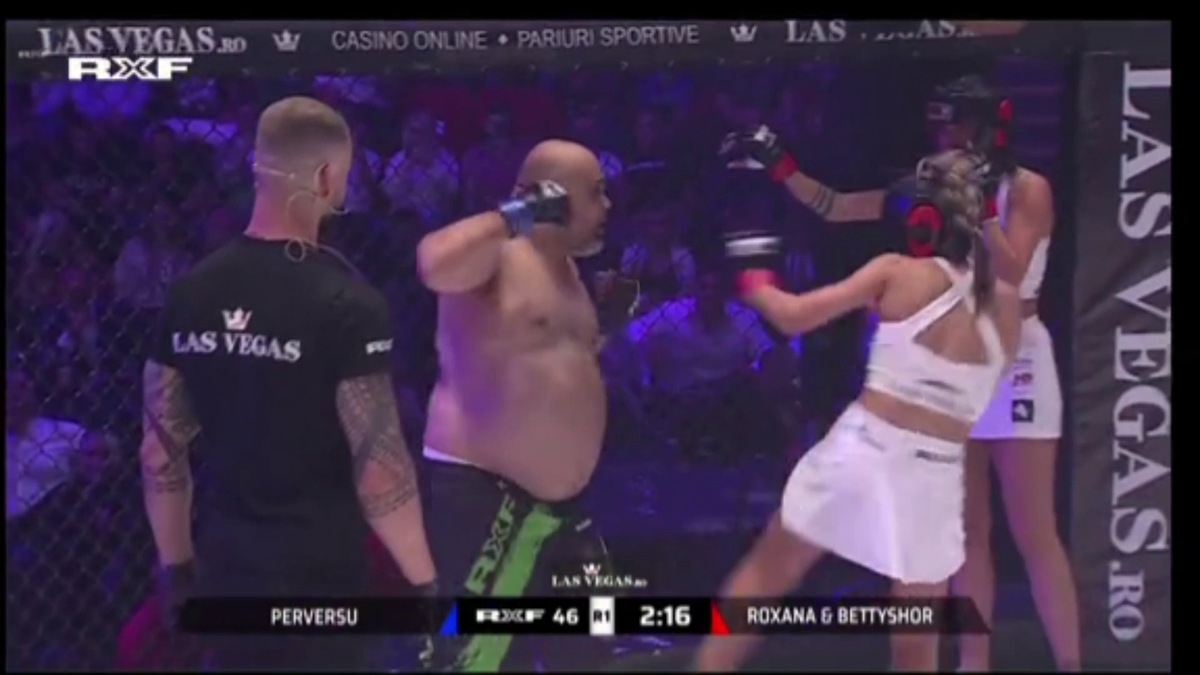 Cele două femei lovite cu pumnii și picioarele la Gala RXF, primele declarații: „A dat în noi cu ură” + reacție șocantă a „Perversului”: „Doar mort mă scoateau de acolo”