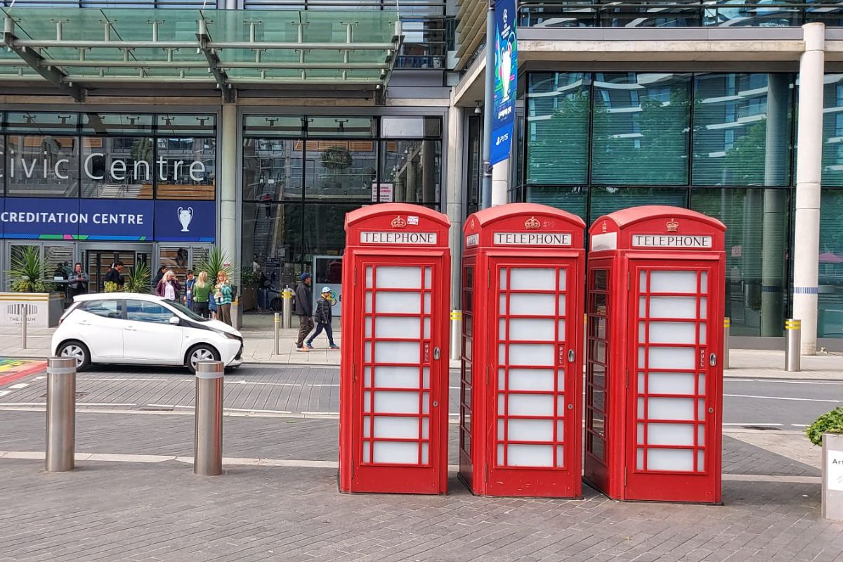 Pregătiri la stadionul Wembley pentru finala Ligii Campionilor