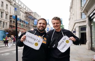 Echipa GSP a ajuns la Londra, pentru marea finală de pe Wembley » Prețurile efectiv au „explodat”! Cu cât se vinde un bilet pe piața neagră, la Dortmund - Real Madrid