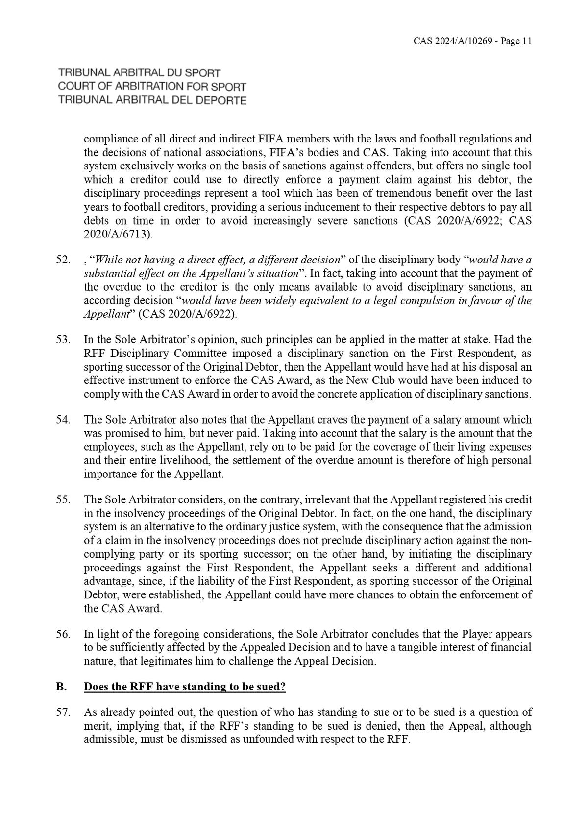 Decizie TAS Rapid - Ionuț Stancu